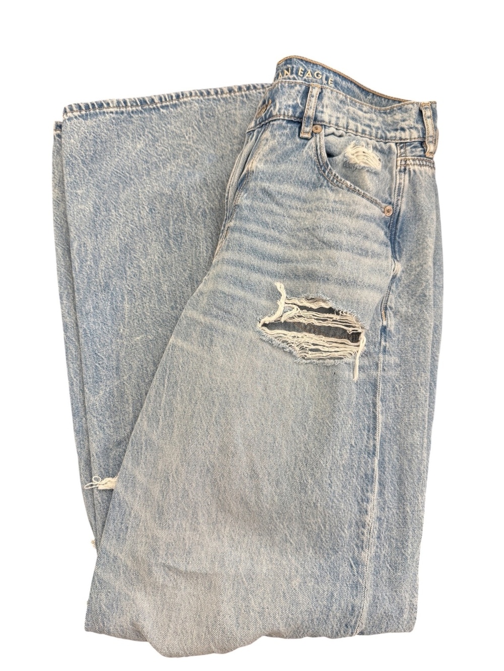 American Eagle Super High-Rise Baggy Wide Leg Jeans - Picture 3 of 6